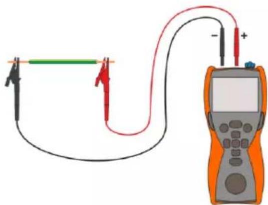 Sonel PVM-1020 - Measurement of continuity of protective conductors and equipotential bondings with ±200 mA current - 3
