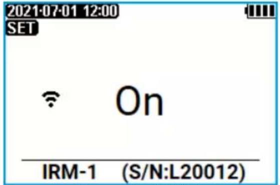 2021-07-01 12:00 SET On IRM-1 (S/N:L20012)