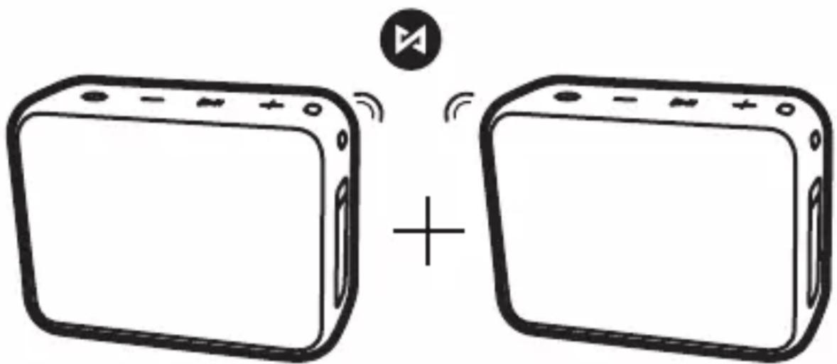Diagram showing two devices with sound waves, one emitting a megaphone icon and the other emitting a microphone.
