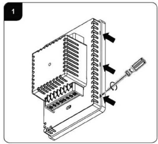 CARRIER ComfortVu BACnet TBPL-H-C - Installation procedure - 1