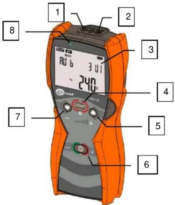1 2 3 4 5 6 7 8 RU b 3 UI 240v START