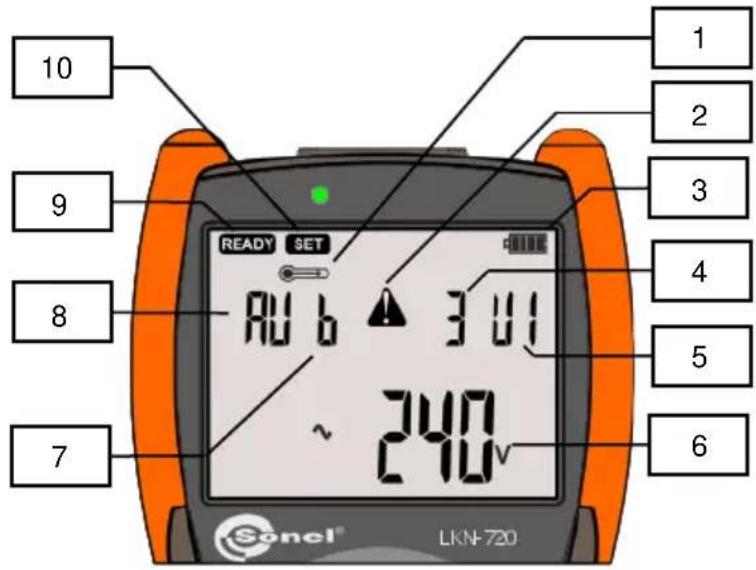 10 9 8 7 READY SET 1 2 3 4 5 6 240V Sonicl® LKN-720
