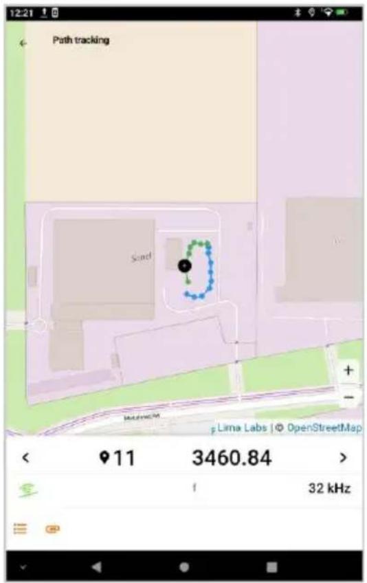 Path tracking Sunset Molswell Lima Labs | © OpenStreetMap 12:21 11 3460.84 > 32 kHz