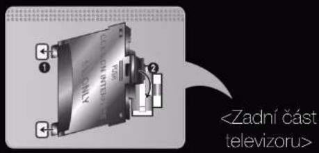 SAMSUNG UE37D6205TS - Připojení adaptéru karet CI Card - 1