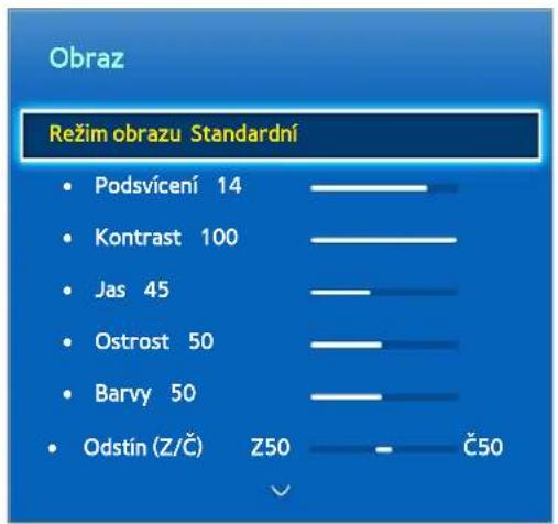 SAMSUNG UE40F6500SD - Změna režimu obrazu - 1