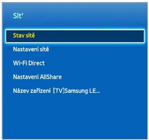 SAMSUNG UE40F6500SD - Kontrola stavu sítě - 1