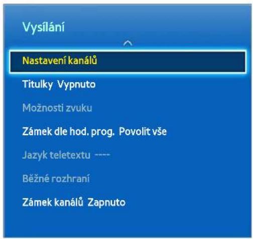 SAMSUNG UE42F5500AY - Nastavení kanálů - 1