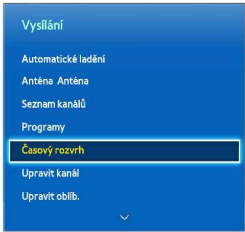 SAMSUNG UE46F6510SD - Plán nahrávání - 1