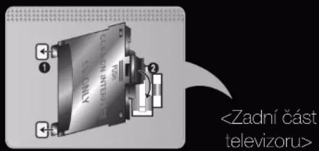 SAMSUNG UE46D6755WS - Připojení adaptéru karet CI Card - 1