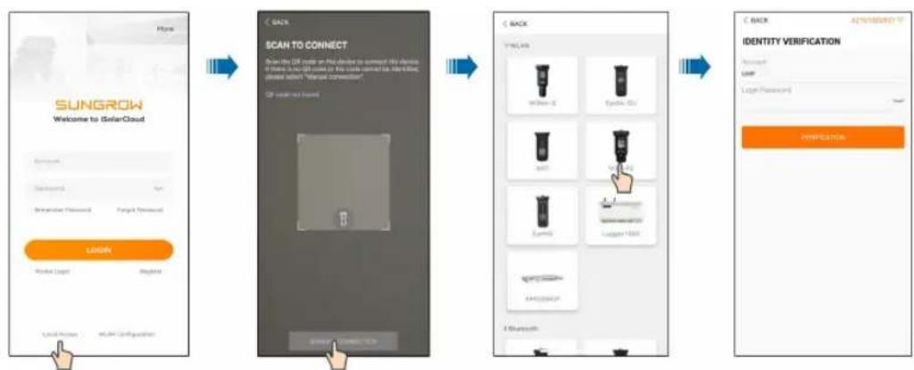 Sungrow SG10RS-L - Login Procedure - 3