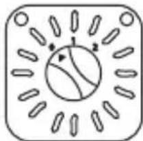 Simple diagram of a cell with spindle fibers and nucleus, no text or symbols present