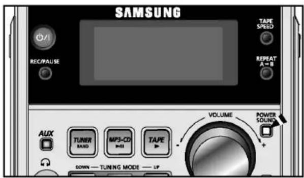 SAMSUNG MM-T5 - Funkce Power Sound - 1