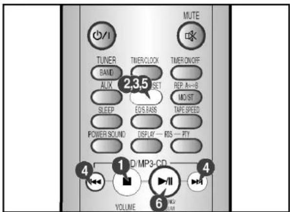 SAMSUNG MM-T5 - Kontrola a změna naprogramovaných stop - 3
