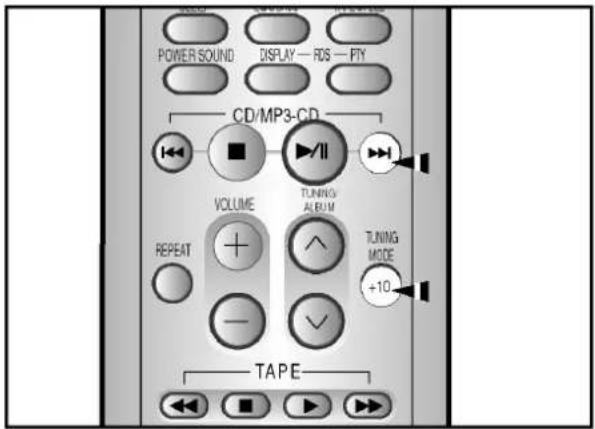 SAMSUNG MM-T5 - Funkce preskočení 10 stop najednou - 2