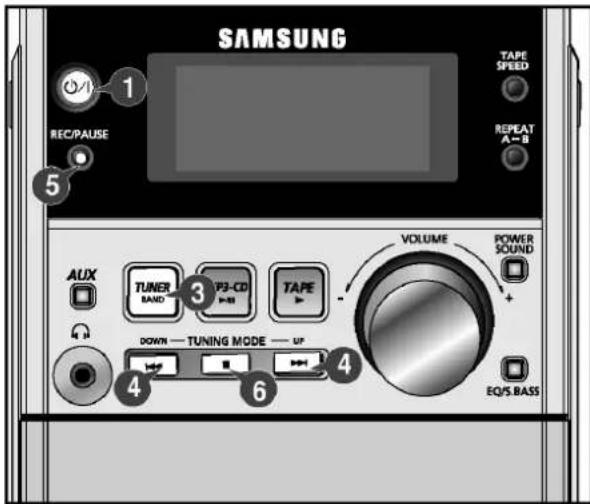 SAMSUNG MM-T5 - Záznam programu z rádia - 1