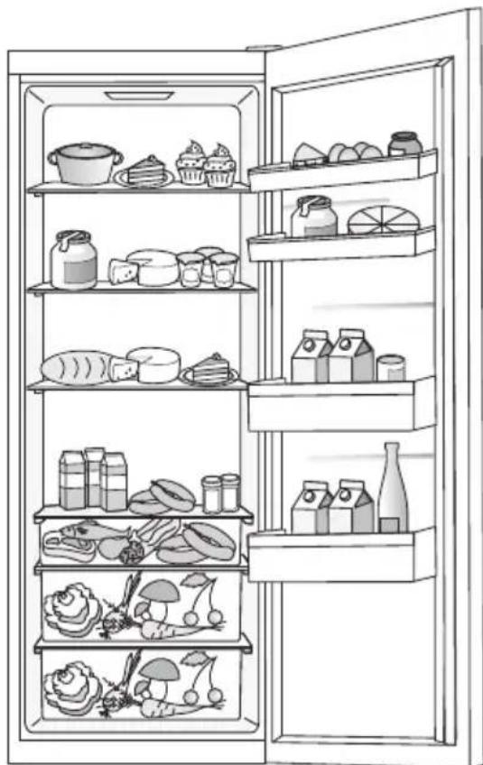 GORENJE RI409EP1 - Sekce lednice: - 1