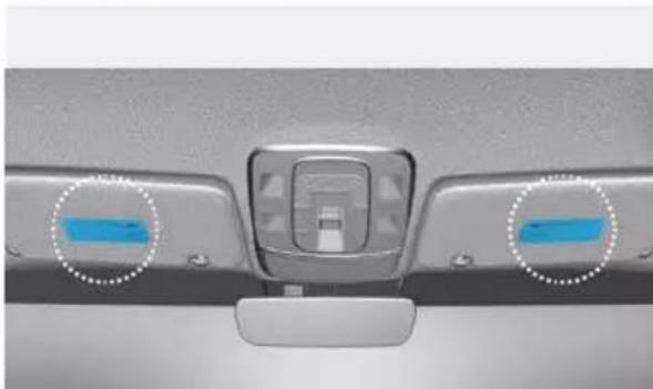 Genesis GV80 (2023) - Air Bag Warning Labels - 1