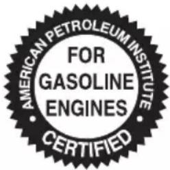 AMERICAN PETROLEUM INSTITUTE FOR GASOLINE ENGINES CERTIFIED