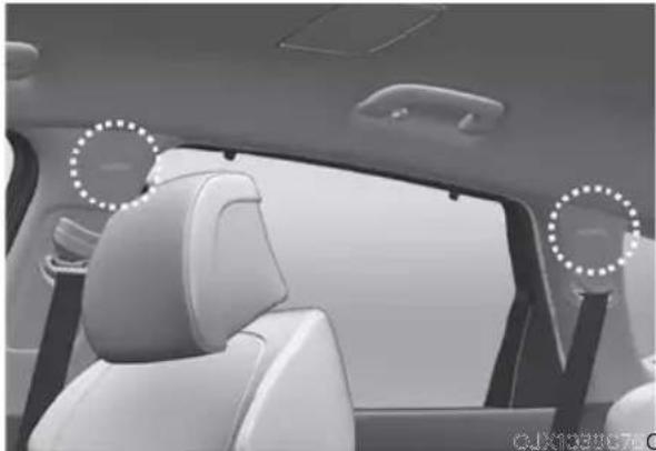 Genesis GV80 (2023) - Curtain air bags - 1