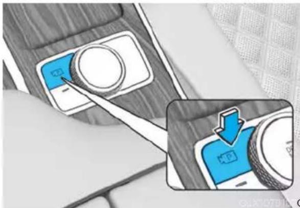 Diagram showing a device's left-hand rule with a close-up of its right-hand rule, highlighting the change in control buttons.