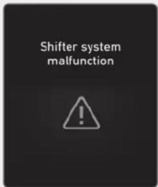 Shifter system malfunction
