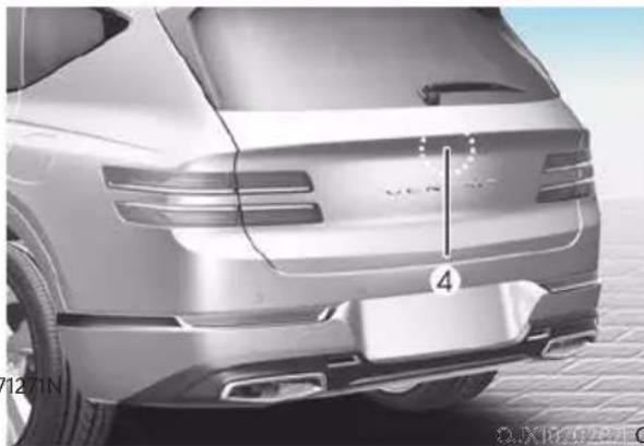 Genesis GV80 (2023) - SURROUND VIEW MONITOR (SVM) (IF EQUIPPED) - 4