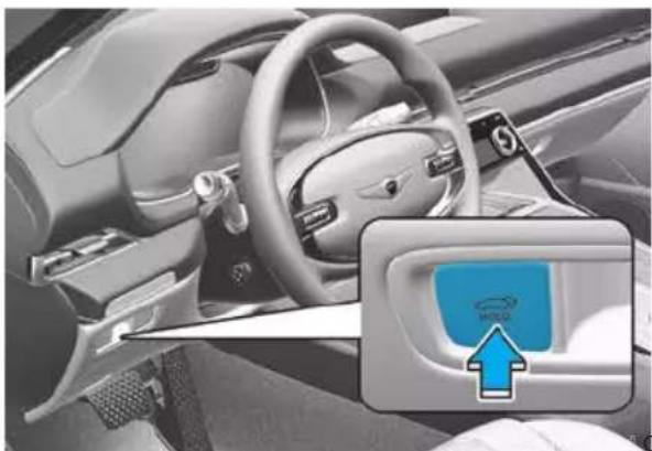 Genesis GV80 (2023) - Operating the power liftgate - 2