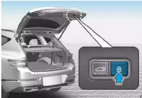 Genesis GV80 (2023) - Operating the power liftgate - 5