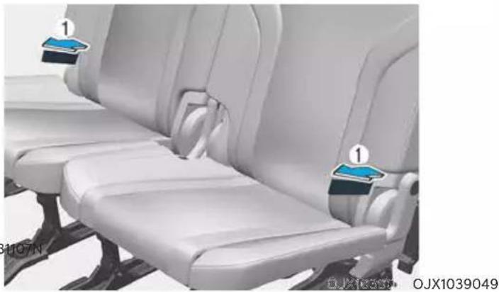 Genesis GV80 (2023) - Manual adjustment (third row) - 1
