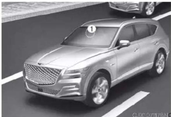 Genesis GV80 (2023) - CAUTION - 1