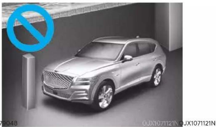 Genesis GV80 (2023) - Limitations of Remote Smart Parking Assist - 4