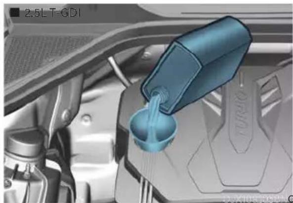 Genesis GV80 (2023) - Checking the Engine Oil Level - 2