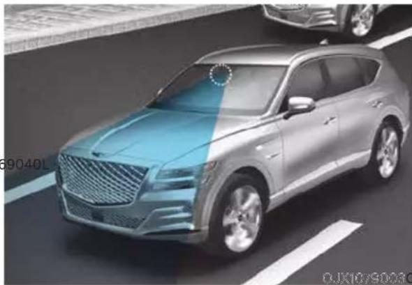 Genesis GV80 (2023) - Front view camera - 1