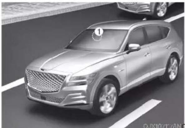 Genesis GV80 (2023) - LANE KEEPING ASSIST (LKA) - 1