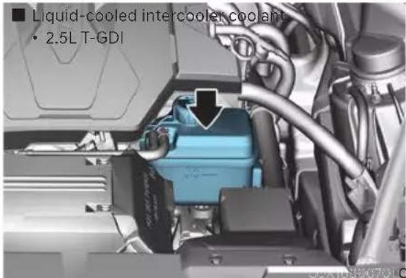 Liquid-cooled inter-cooler coolant • 2.5L T-GDI