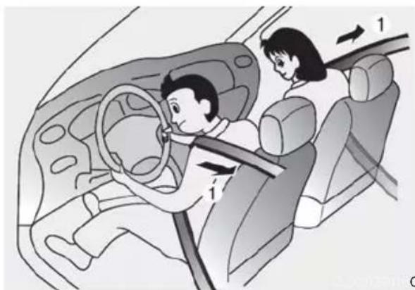 Genesis GV80 (2023) - Pre-tensioner seat belt - 1
