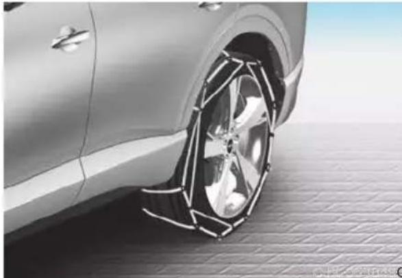 Genesis GV80 (2023) - Tire chains - 1