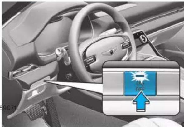 Genesis GV80 (2023) - AUTO STOP elapsed time - 1