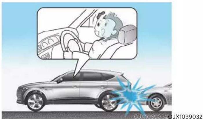 Genesis GV80 (2023) - Side and curtain air bags and front center air bag - 2