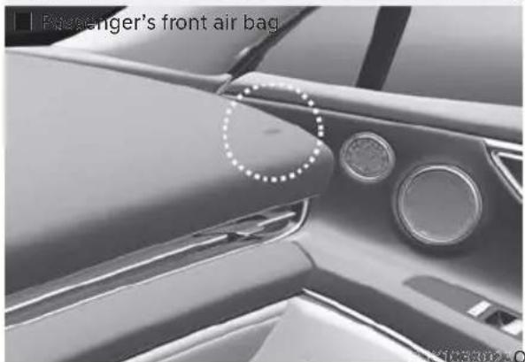 Passenger's front air bag