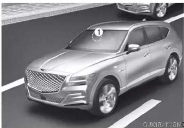 Genesis GV80 (2023) - Leading Vehicle Departure Alert function - 1