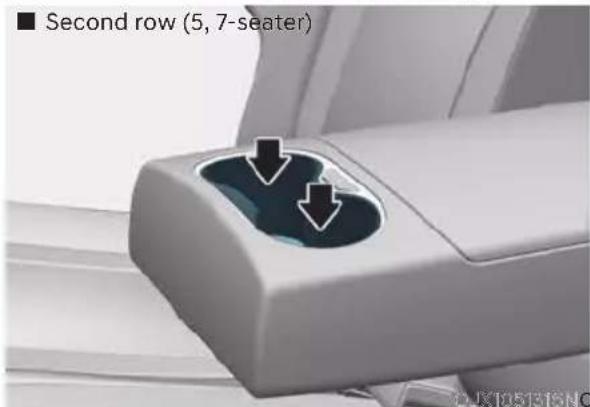 ■ Second row (5, 7-seater)