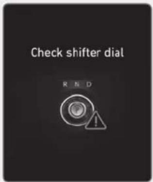 Check shifter dial R N D