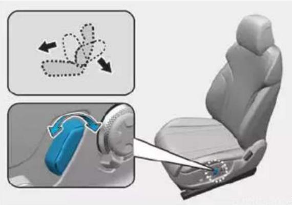 Genesis GV80 (2023) - Seatback angle adjustment - 1