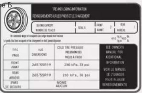 Genesis GV80 (2023) - The Loading Information Label - 5