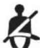 Genesis GV80 (2023) - Seat belt warning light - 1