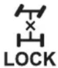 Genesis GV80 (2023) - All Wheel Drive (AWD) LOCK indicator light (if equipped) - 1
