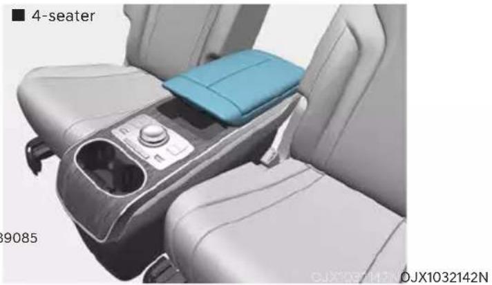 Genesis GV80 (2023) - Folding the rear seats - 3