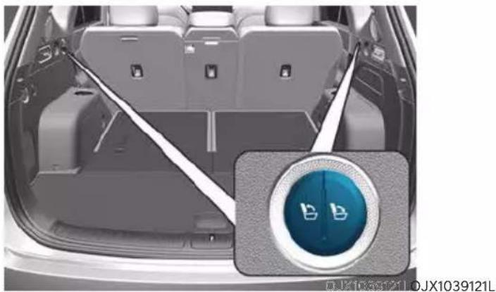 Genesis GV80 (2023) - Power adjustment (third row) - 1