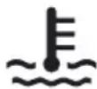 Genesis GV80 (2023) - Engine coolant temperature warning light (for 8-inch cluster) - 1